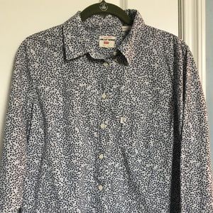 Levi’s Leaf print button-down shirt